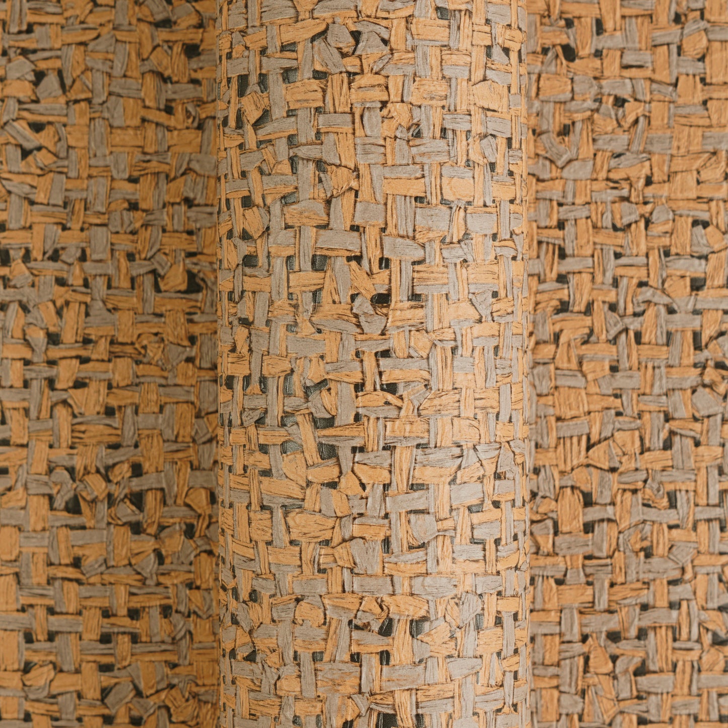 Livingwalls Vibes & Styles Jan - Stud!o Sense & Surface Geflecht Orange - 10,05 m x 0,53 m