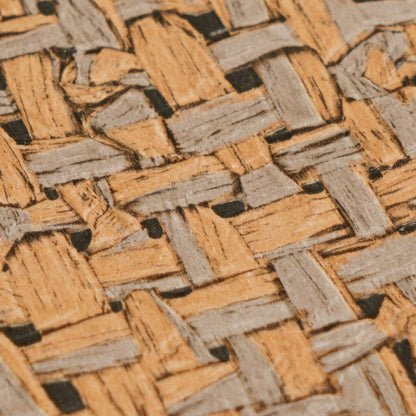 Livingwalls Vibes & Styles Jan - Stud!o Sense & Surface Geflecht Orange - 10,05 m x 0,53 m