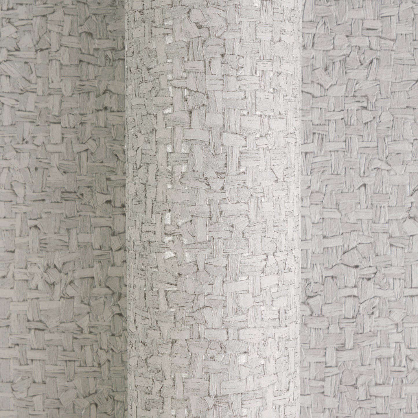 Livingwalls Vibes & Styles Jan - Stud!o Sense & Surface Geflecht Grau Weiß - 10,05 m x 0,53 m
