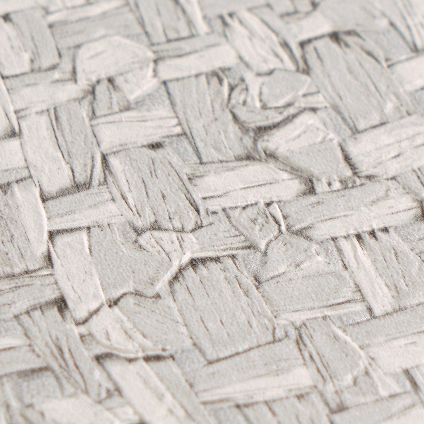 Livingwalls Vibes & Styles Jan - Stud!o Sense & Surface Geflecht Grau Weiß - 10,05 m x 0,53 m