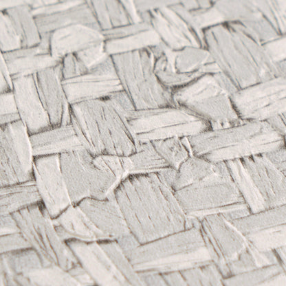 Livingwalls Vibes & Styles Jan - Stud!o Sense & Surface Geflecht Grau Weiß - 10,05 m x 0,53 m