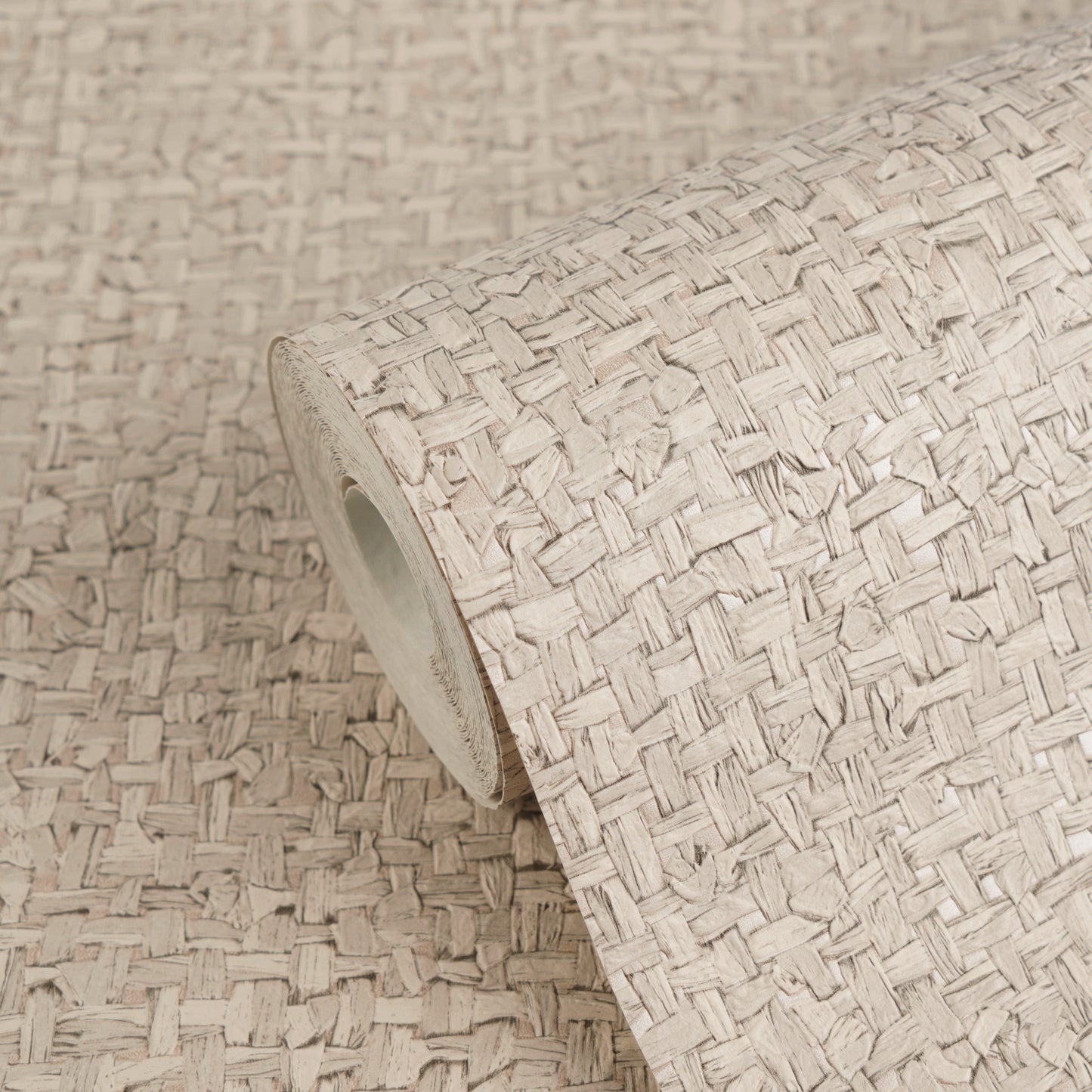 Livingwalls Vibes & Styles Jan - Stud!o Sense & Surface Geflecht Creme - 10,05 m x 0,53 m