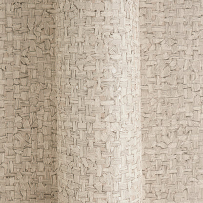 Mustertapete Webmuster Beige-Grau - 10,05 m x 0,53 m