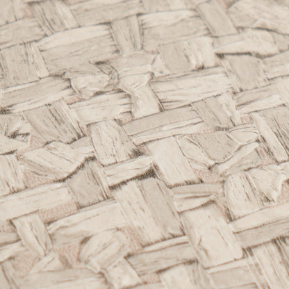 Livingwalls Vibes & Styles Jan - Stud!o Sense & Surface Geflecht Creme - 10,05 m x 0,53 m