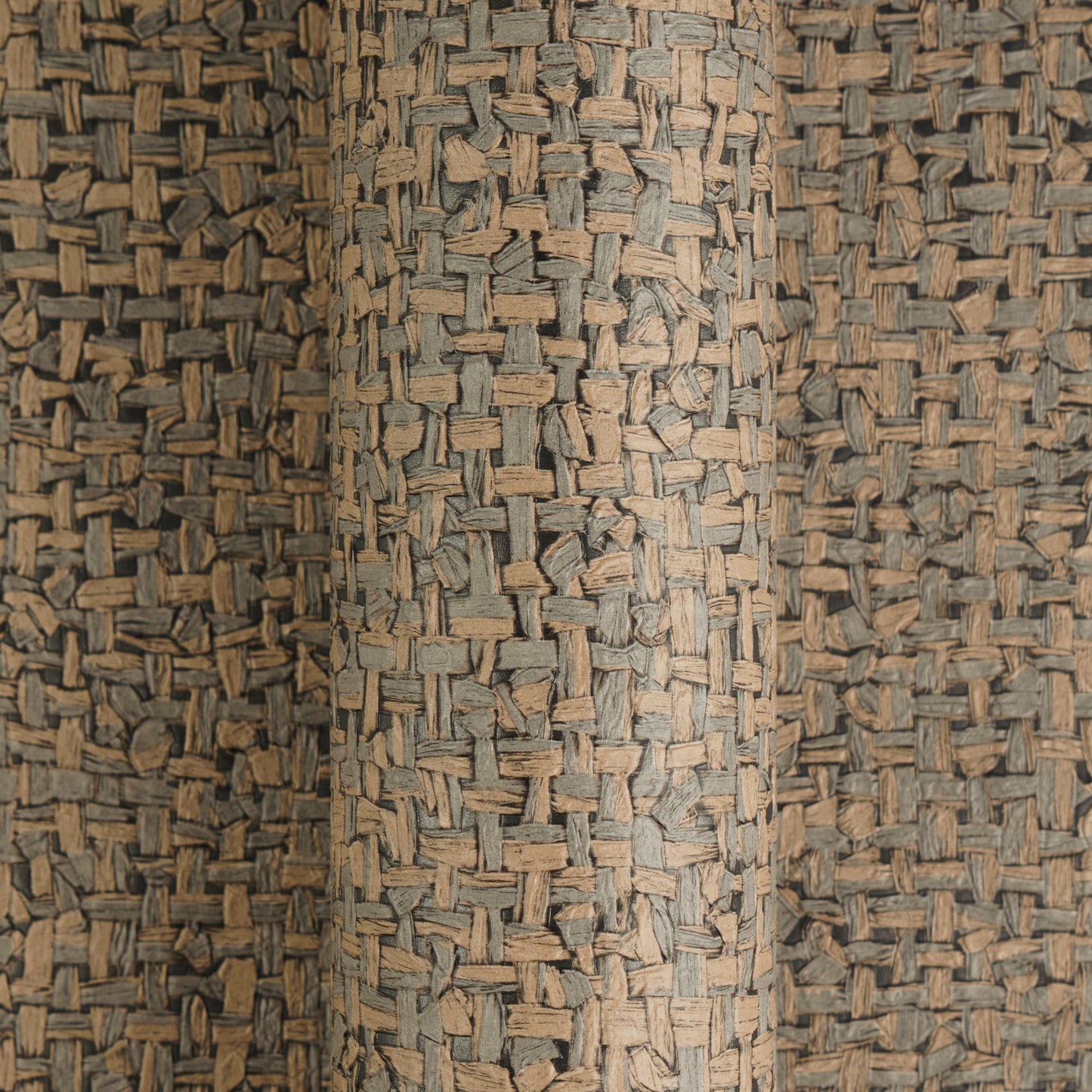 Livingwalls Vibes & Styles Jan - Stud!o Sense & Surface Geflecht Braun - 10,05 m x 0,53 m