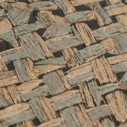 Livingwalls Vibes & Styles Jan - Stud!o Sense & Surface Geflecht Braun - 10,05 m x 0,53 m