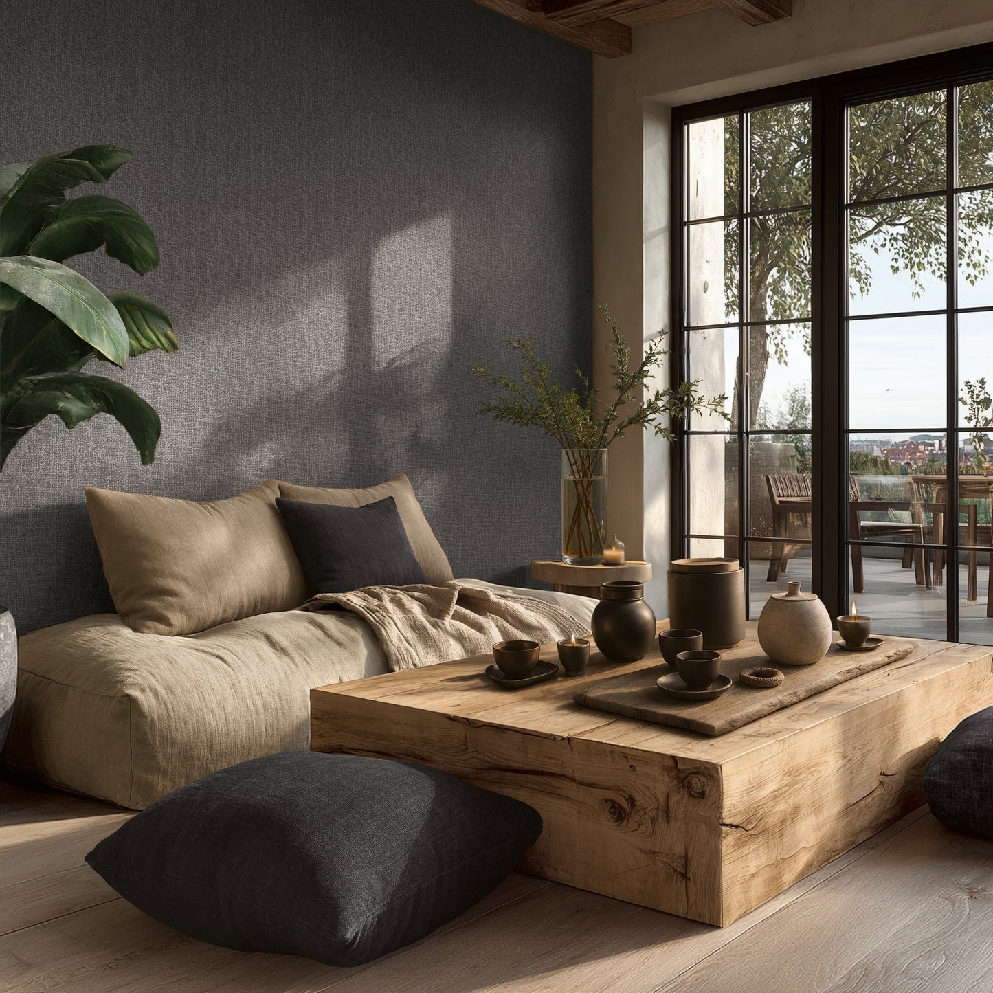 Livingwalls Vibes & Styles Jan - Stud!o Sense & Surface Geflecht Grau Metallic - 10,05 m x 0,53 m