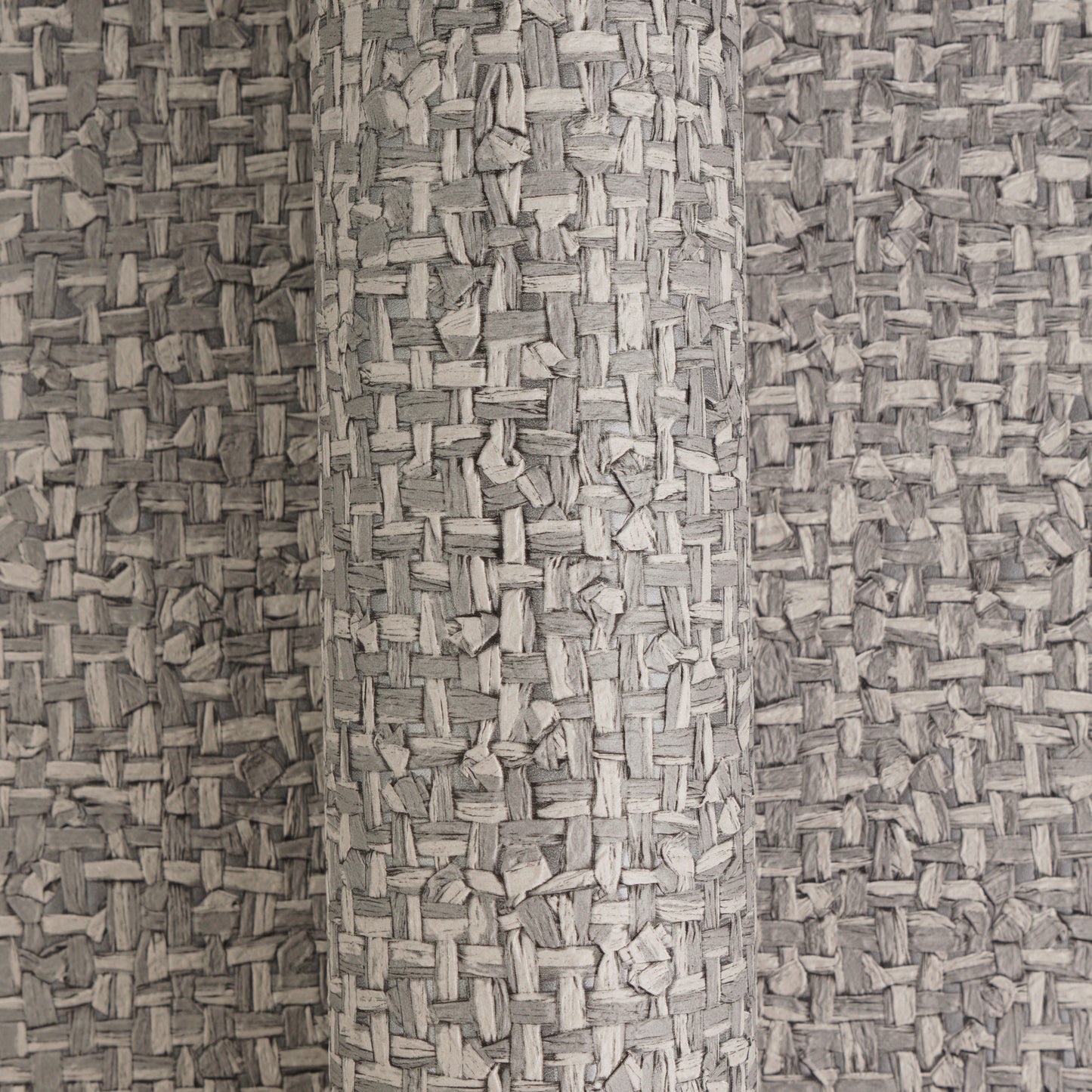 Livingwalls Vibes & Styles Jan - Stud!o Sense & Surface Geflecht Grau Metallic - 10,05 m x 0,53 m