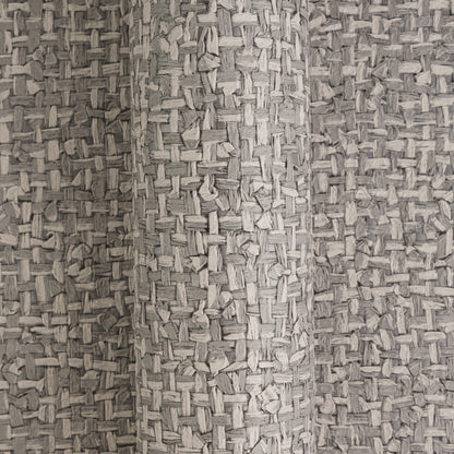 Livingwalls Vibes & Styles Jan - Stud!o Sense & Surface Geflecht Grau Metallic - 10,05 m x 0,53 m
