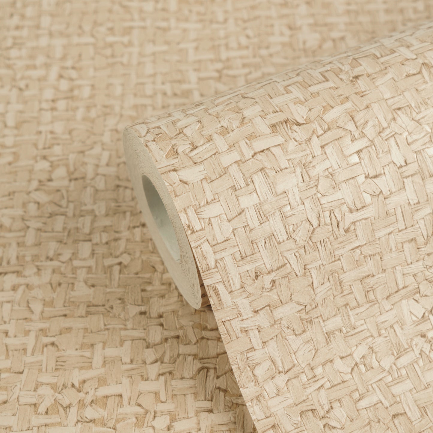 Livingwalls Vibes & Styles Jan - Stud!o Sense & Surface Geflecht Beige - 10,05 m x 0,53 m