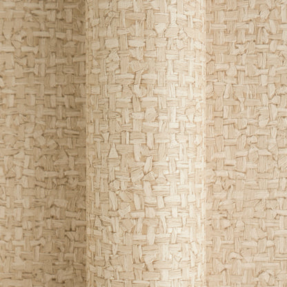 Mustertapete Webmuster Sandbeige - 10,05 m x 0,53 m