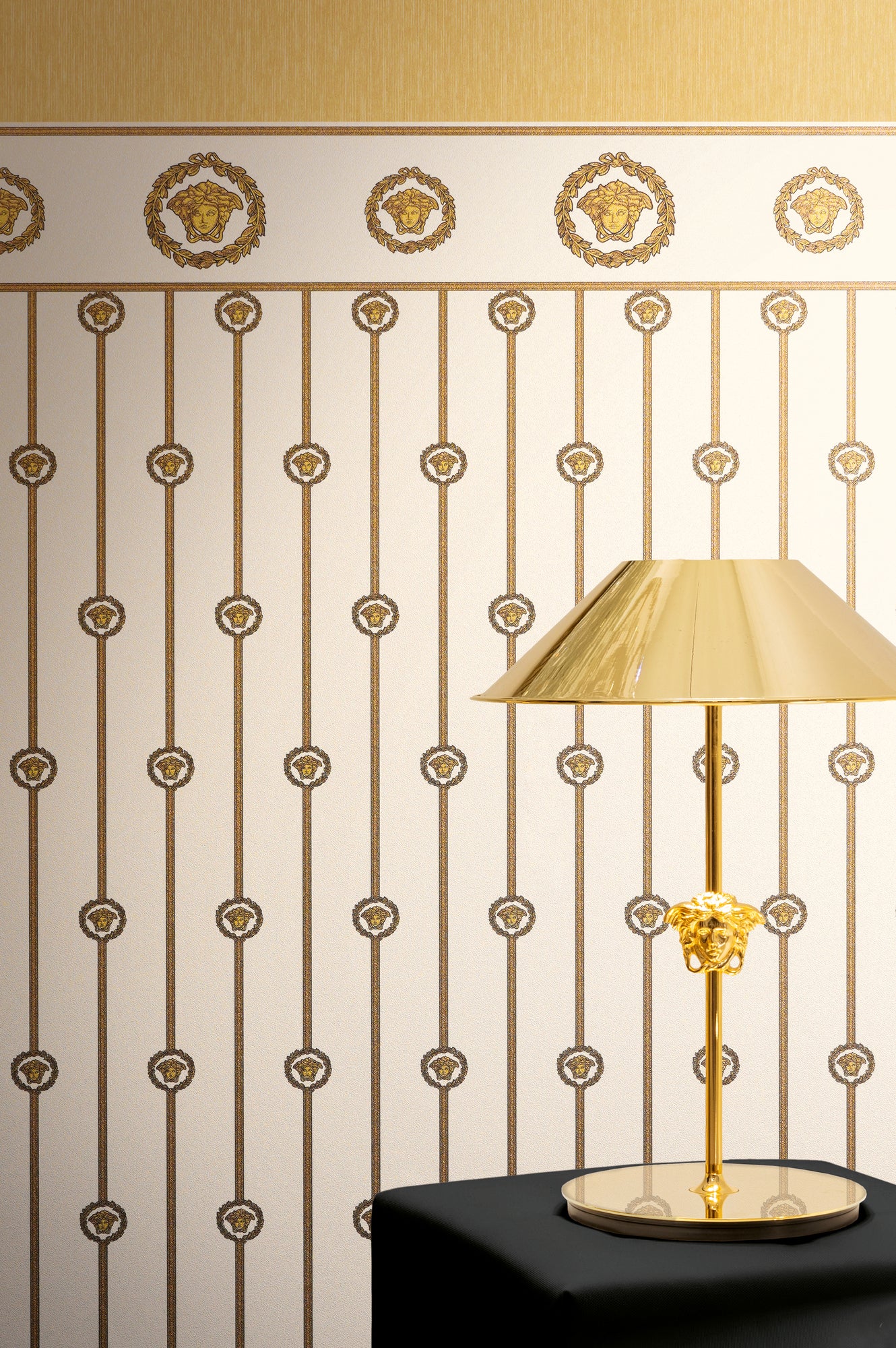 Versace I Love Baroque Barock Tapete Gold - 10,05 m x 1,06 m