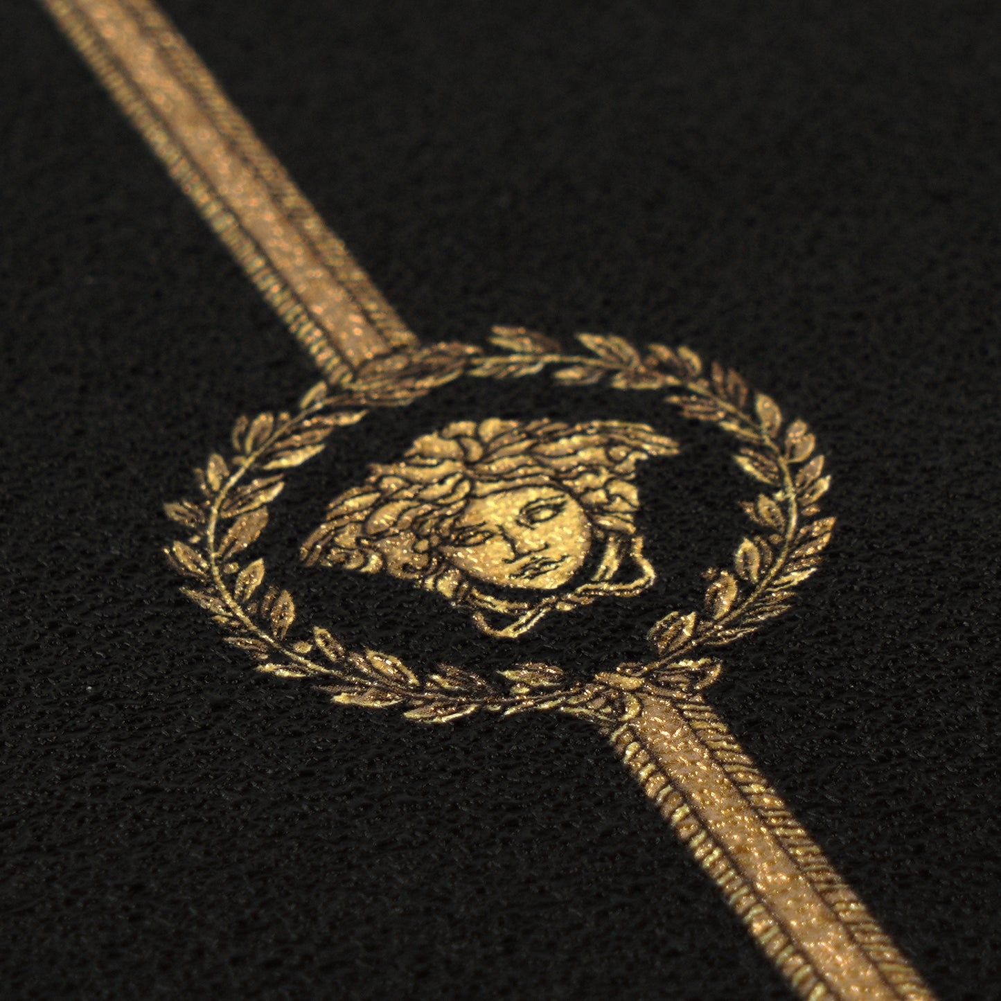 Versace I Love Baroque Schwarz Barock Tapete - 10,05 m x 1,06 m