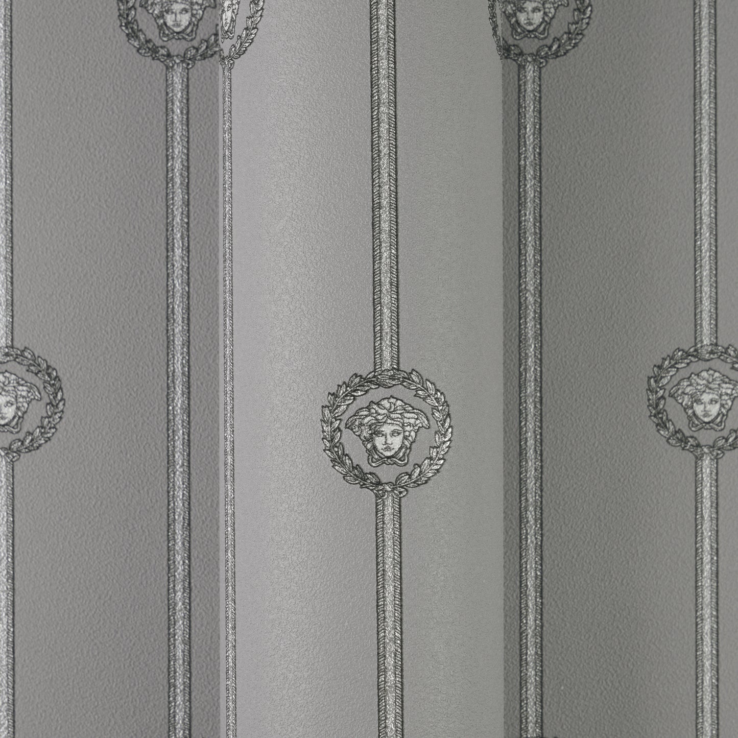 Versace  Grau Silber - 10,05 m x 1,06 m
