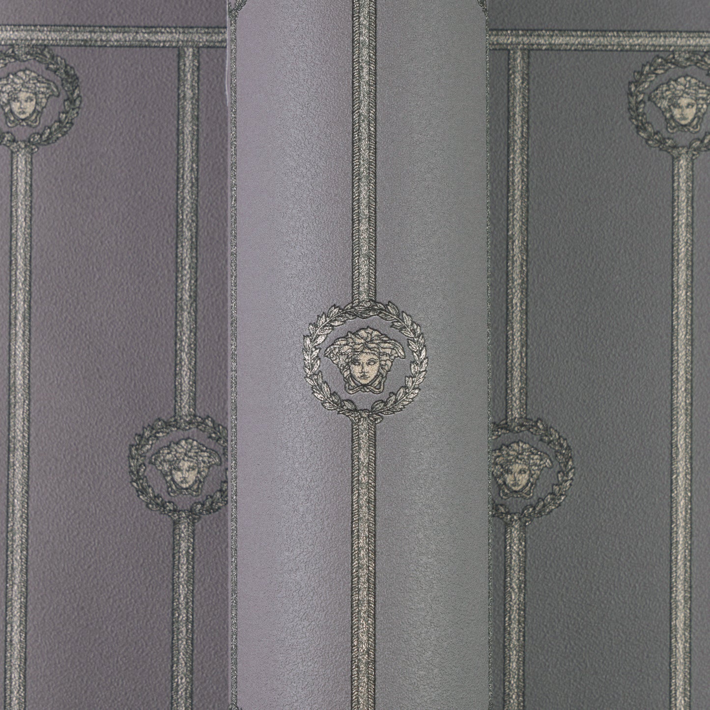 Versace  Grau Schwarz - 10,05 m x 1,06 m