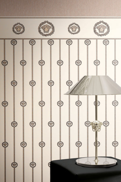 Versace  Weiß Beige - 10,05 m x 1,06 m