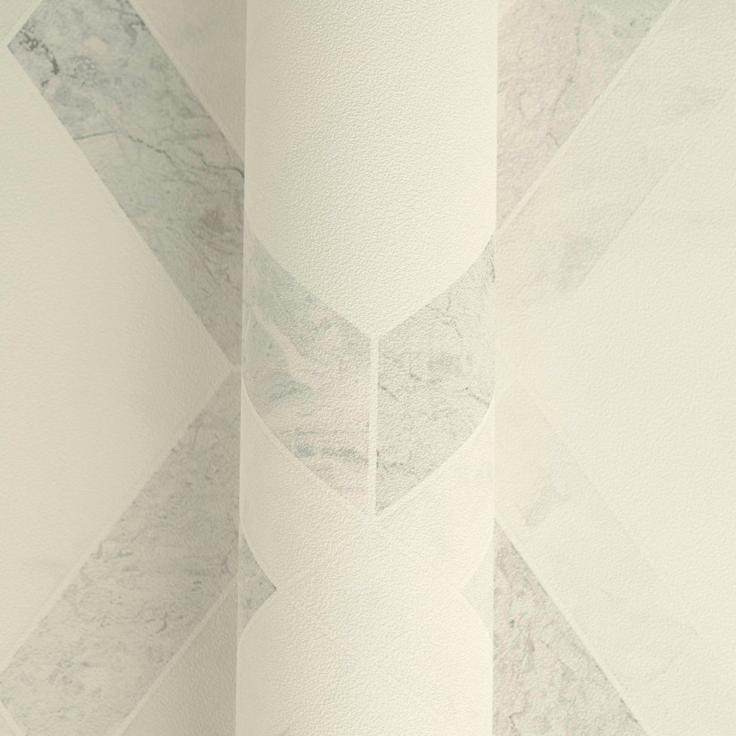 Versace Tarsia Grau Weiß - 10,05 m x 0,70 m