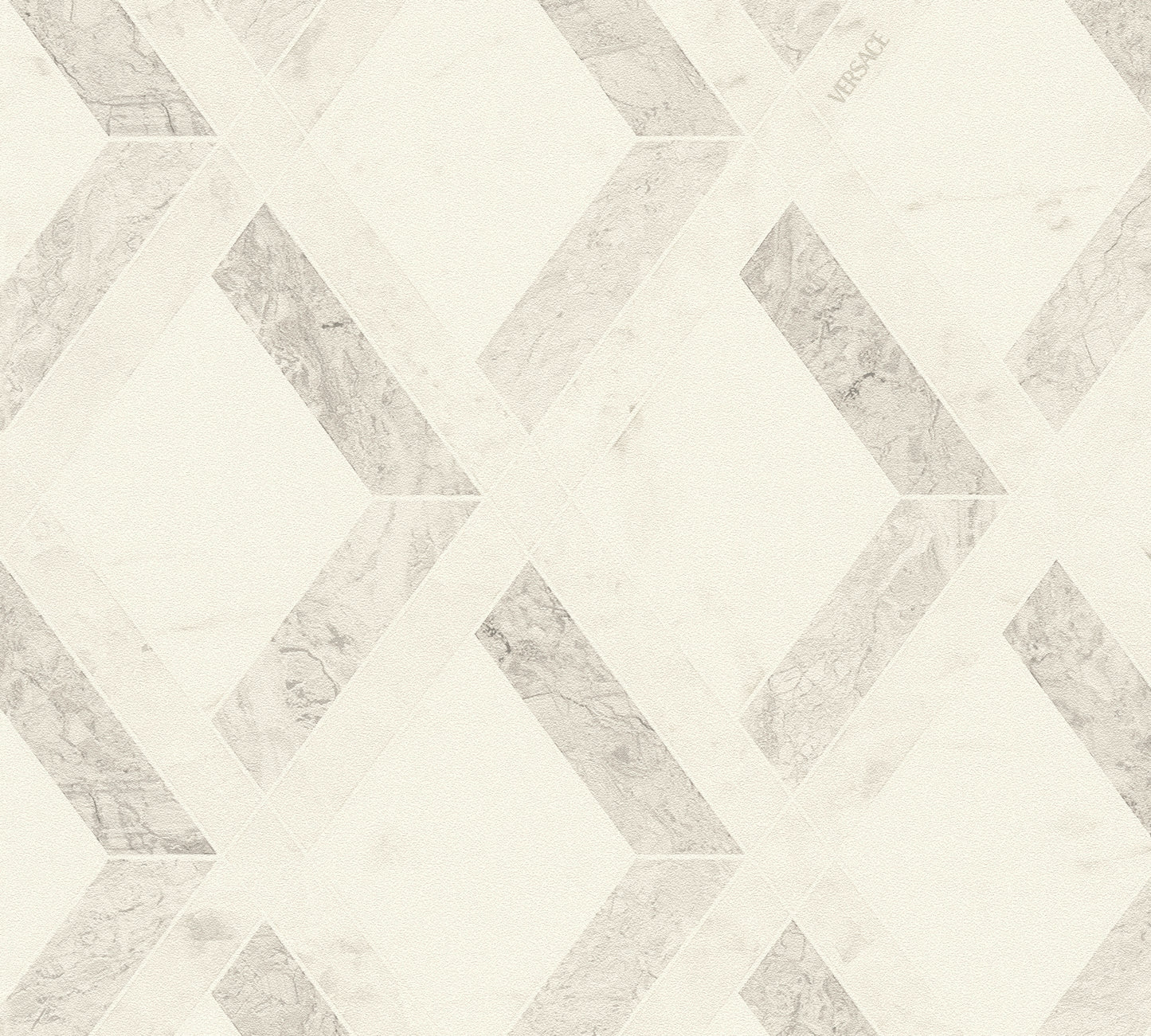 Versace Tarsia Grau Weiß - 10,05 m x 0,70 m