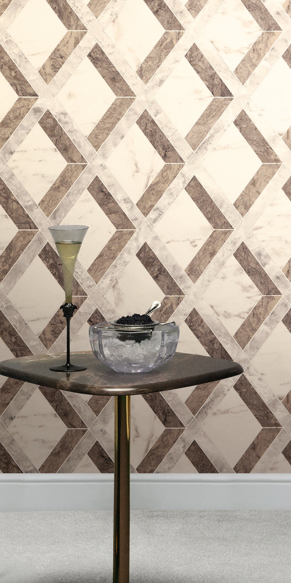 Versace Tarsia Braun - 10,05 m x 0,70 m