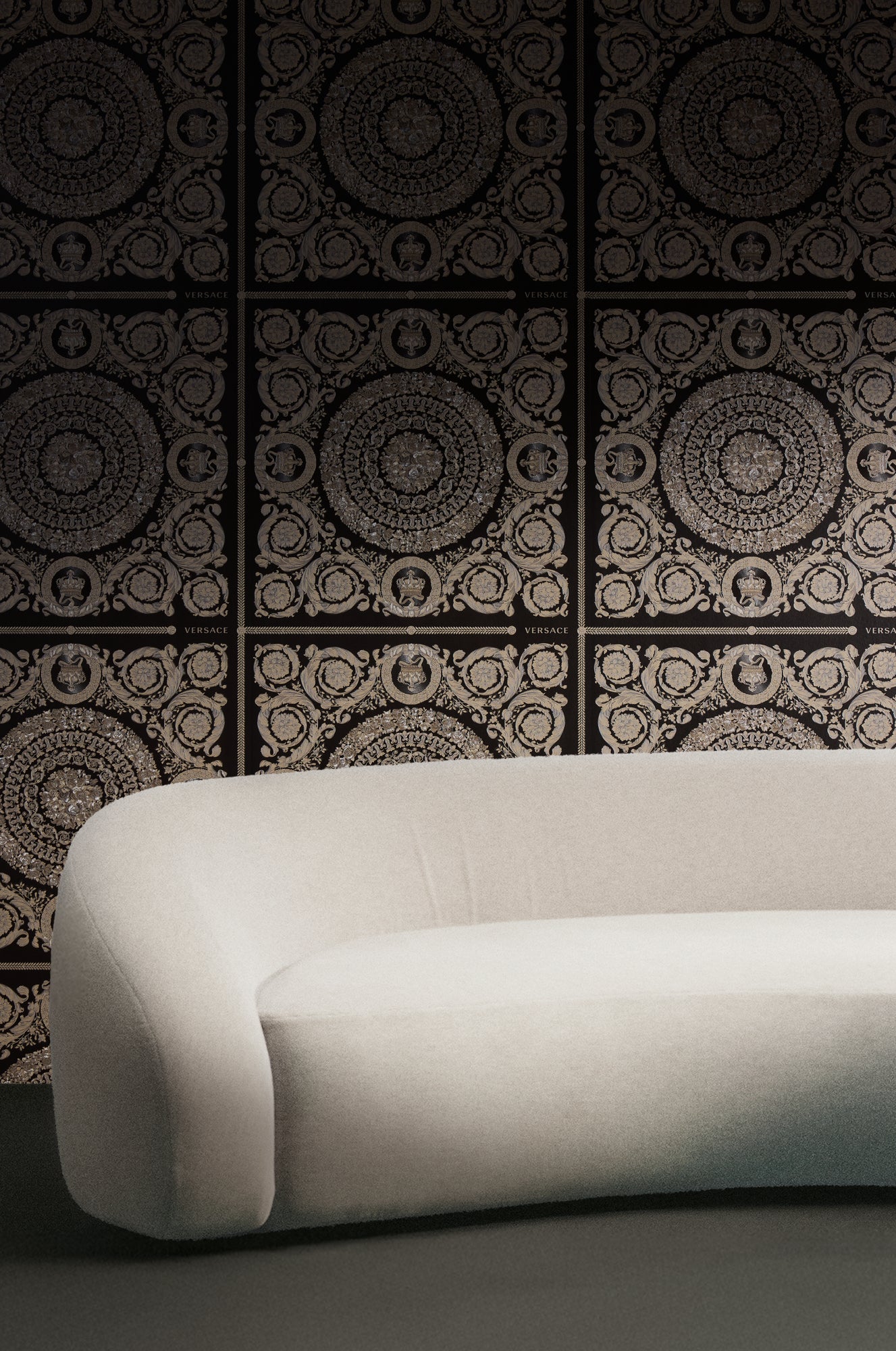 Versace Heritage Schwarz Beige - 10,05 m x 0,70 m