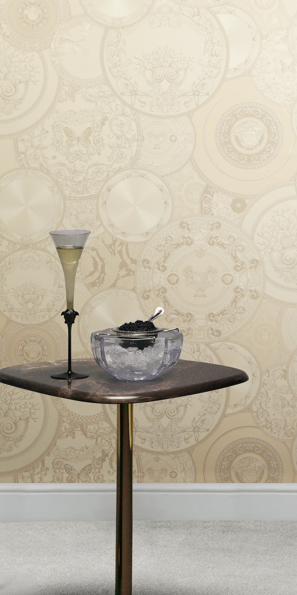 Versace Art De La Table Beige - 10,05 m x 0,70 m