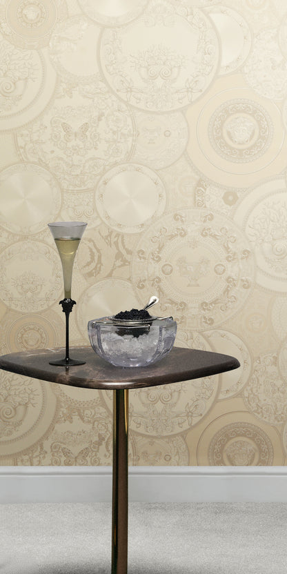 Versace Art De La Table Beige - 10,05 m x 0,70 m