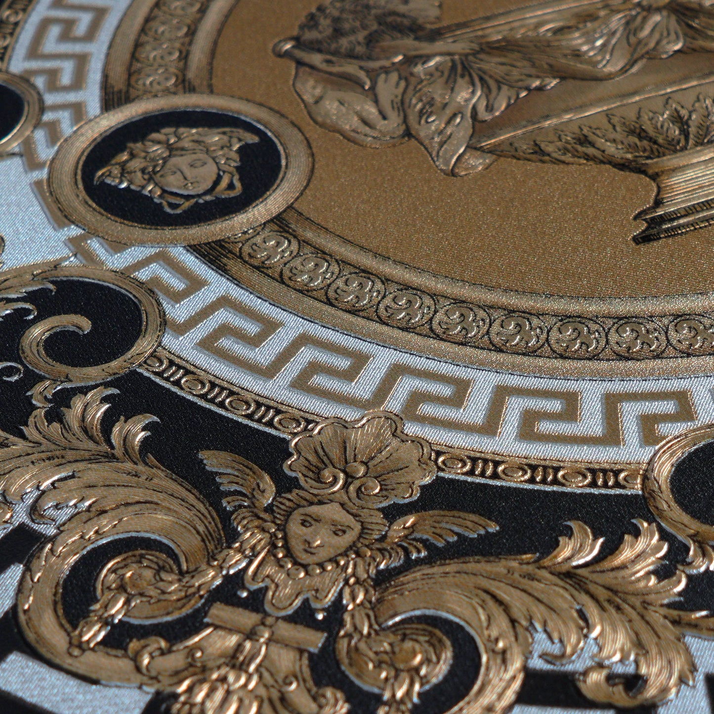 Versace Art De La Table Schwarz - 10,05 m x 0,70 m