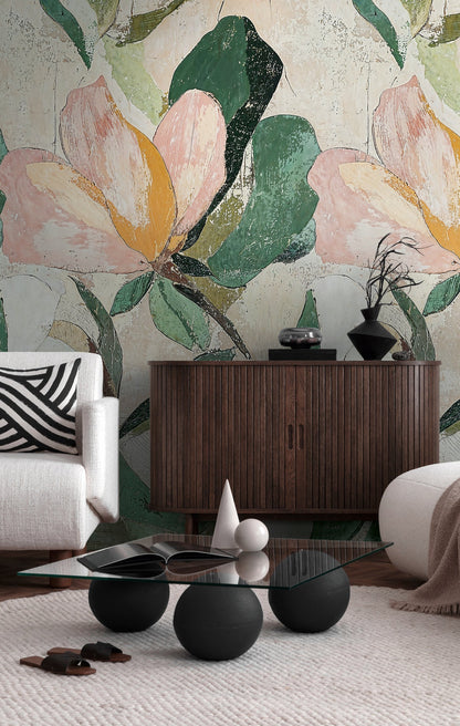 CosmoLiving Lush Blossom Grün 1,59 m x 2,80 m