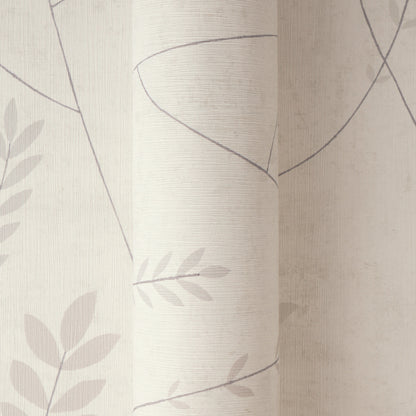 Mustertapete Gräser Creme-Mauve - 10,05 m x 0,53 m