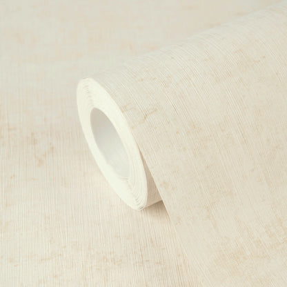 Mustertapete Vintage-Textur Creme-Beige - 10,05 m x 0,53 m