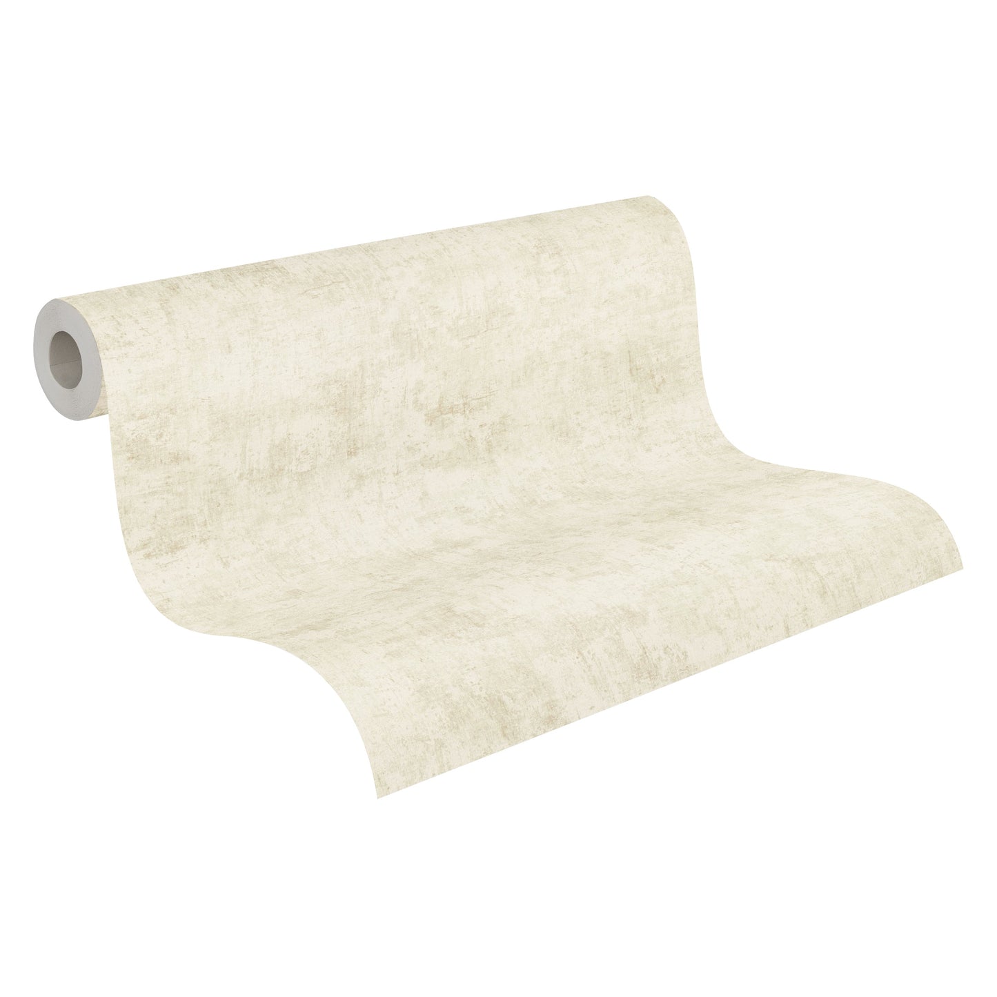 Mustertapete Vintage-Textur Creme-Beige - 10,05 m x 0,53 m