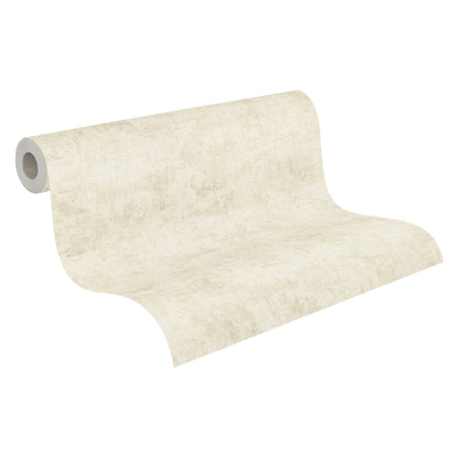 Mustertapete Vintage-Textur Creme-Beige - 10,05 m x 0,53 m