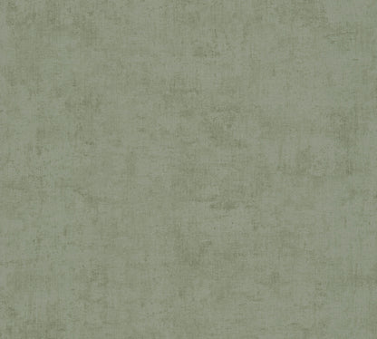Mustertapete Vintage-Textur Salbeigrün - 10,05 m x 0,53 m