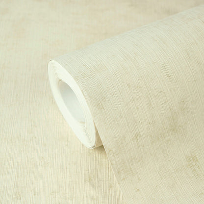 Mustertapete Vintage-Textur Hellbeige - 10,05 m x 0,53 m