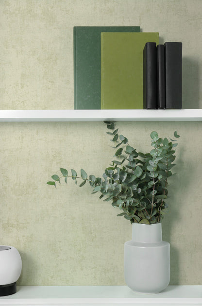 Mustertapete Vintage-Textur Hellbeige - 10,05 m x 0,53 m