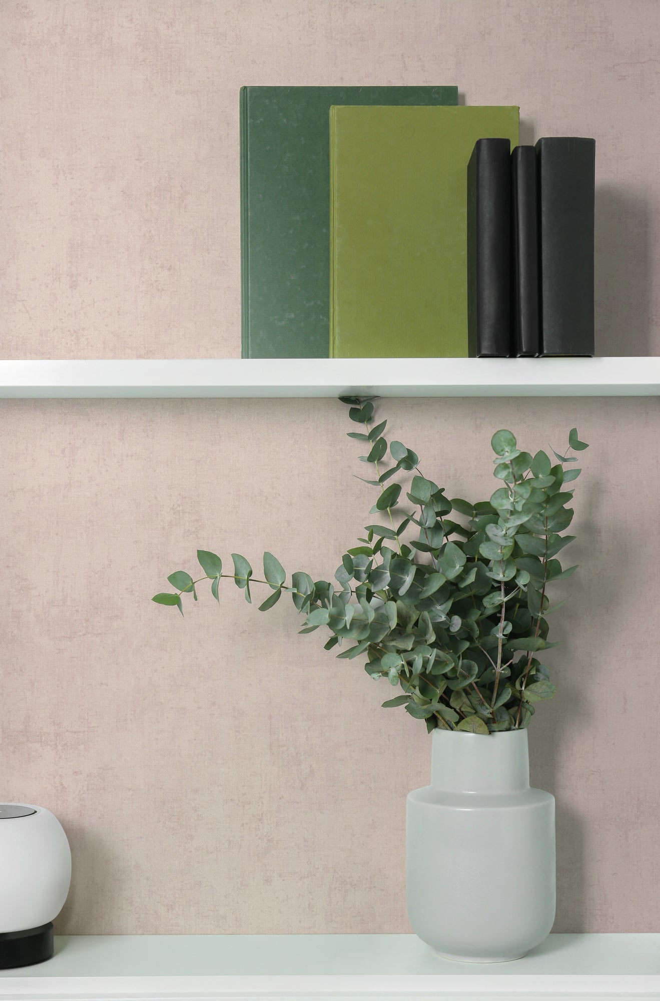 Mustertapete Vintage-Textur Altrosa - 10,05 m x 0,53 m