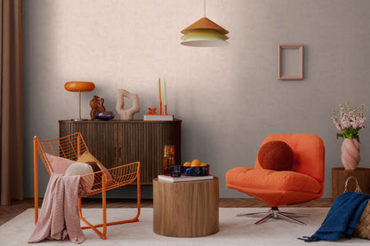 Mustertapete Vintage-Textur Altrosa - 10,05 m x 0,53 m