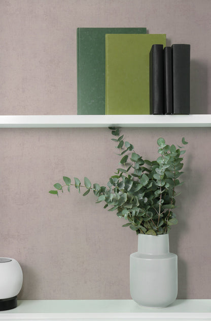 Mustertapete Vintage-Textur Flieder-Rosa - 10,05 m x 0,53 m