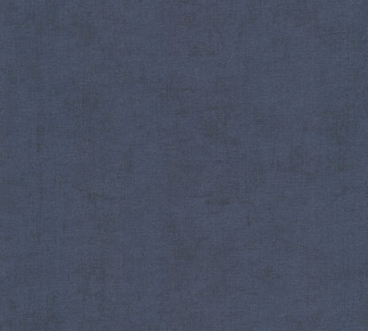 Mustertapete Vintage-Textur Marineblau - 10,05 m x 0,53 m