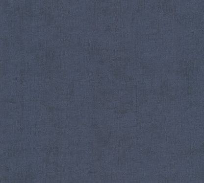 Mustertapete Vintage-Textur Marineblau - 10,05 m x 0,53 m