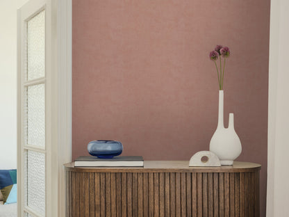 Mustertapete Vintage-Textur Rostrot - 10,05 m x 0,53 m