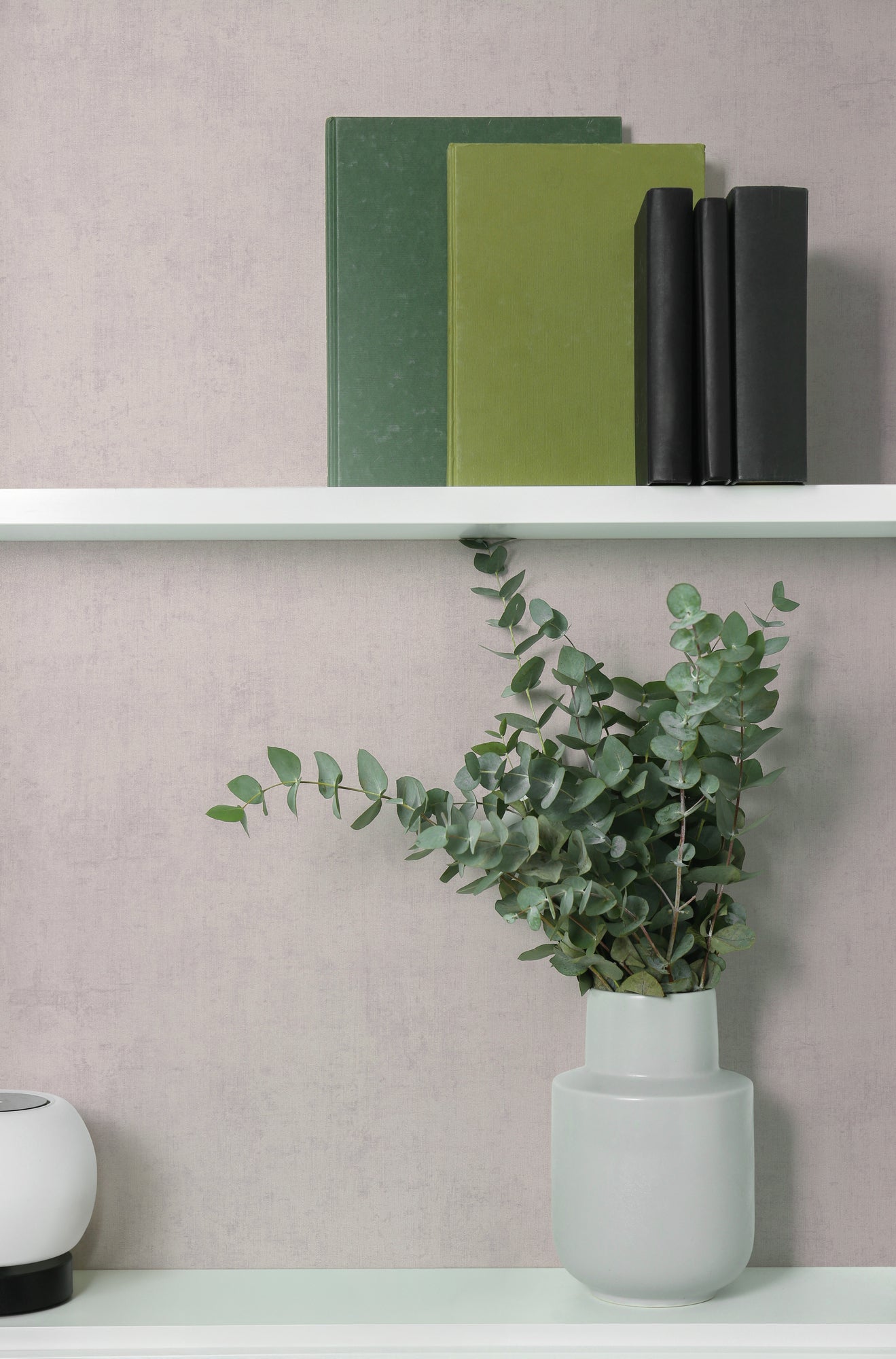 Mustertapete Vintage-Textur Hellmauve - 10,05 m x 0,53 m
