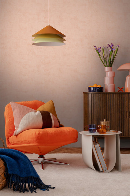 Mustertapete Vintage-Textur Pfirsich - 10,05 m x 0,53 m