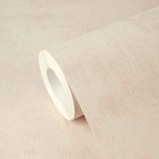 Strukturtapete Vintage-Textur Beige - 10,05 m x 0,53 m