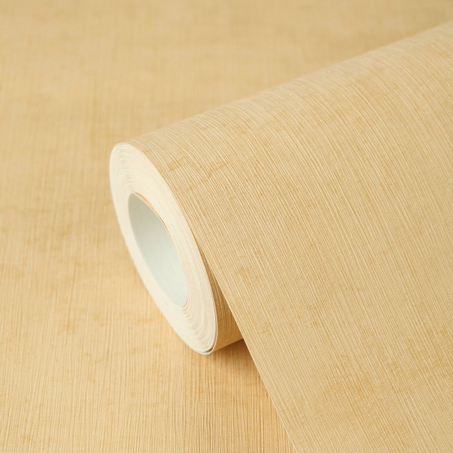 Mustertapete Vintage-Textur Senfgelb - 10,05 m x 0,53 m