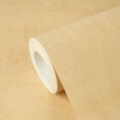 Mustertapete Vintage-Textur Senfgelb - 10,05 m x 0,53 m