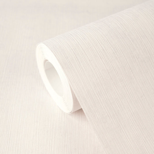 Strukturtapete Vintage-Textur Perlweiß - 10,05 m x 0,53 m