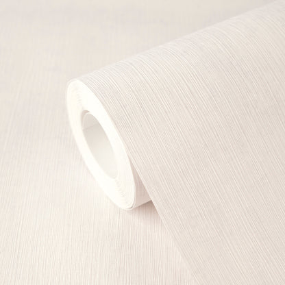 Mustertapete Vintage-Textur Perlweiß - 10,05 m x 0,53 m