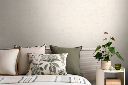 Mustertapete Vintage-Textur Elfenbein - 10,05 m x 0,53 m