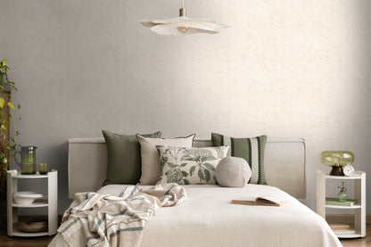 Mustertapete Vintage-Textur Elfenbein - 10,05 m x 0,53 m